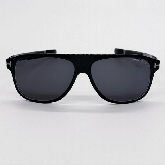 New Tom Ford Todd TF880 01A Unisex Aviator Sunglasses Black FT0880 - Picture 2 of 16